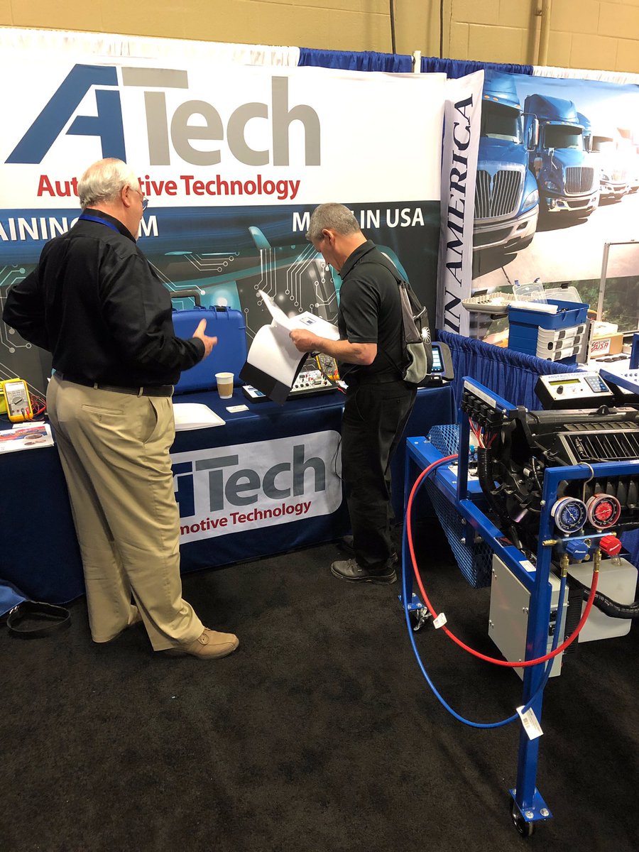 ATech_Training's tweet photo. We’ve had a great day today at Mobile Air Conditioning Society Worldwide Expo in #Nashville #ATechTraining #MobileAC #MACS2020 @MACS_Worldwide https://t.co/046RQJ8jVj