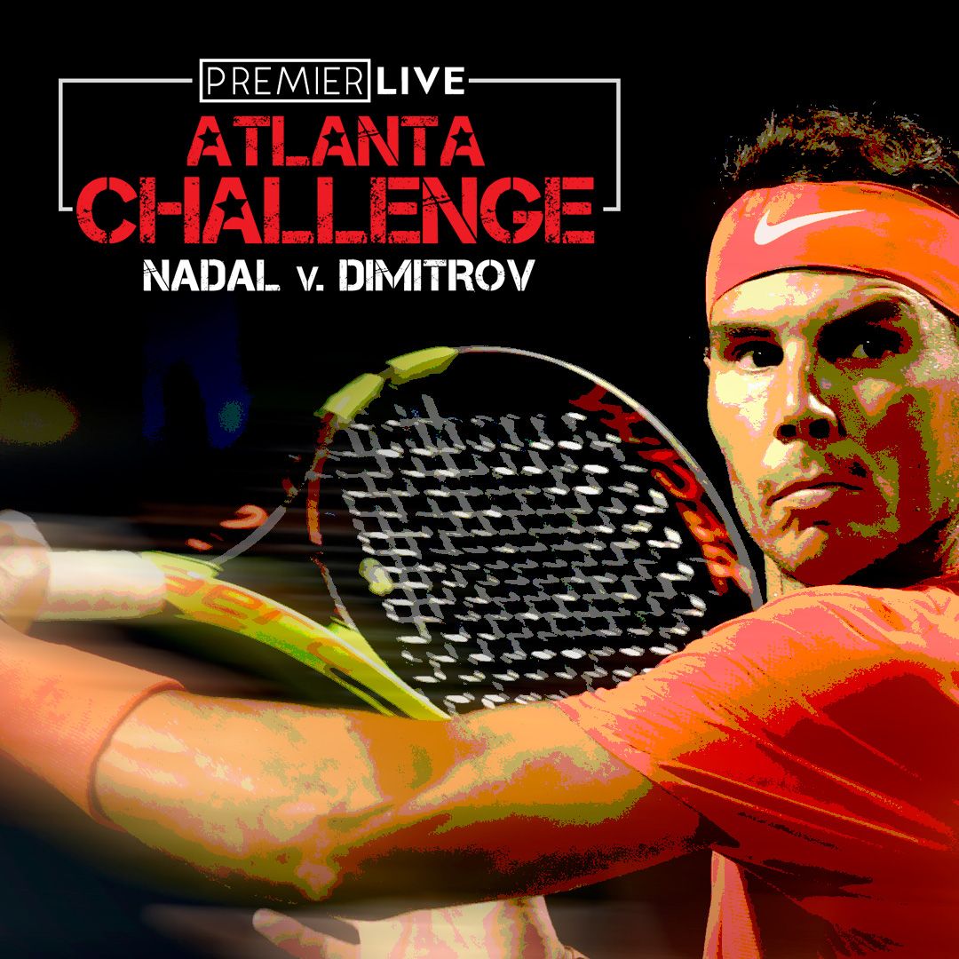 Want to meet Rafa Nadal and Grigor Dimitrov before the Premier Live Atlanta Challenge on March 2? Learn how at buff.ly/2wuNjHk

#PremierLiveAtlantaChallenge #RafaVGrigor #BeYourPassion
