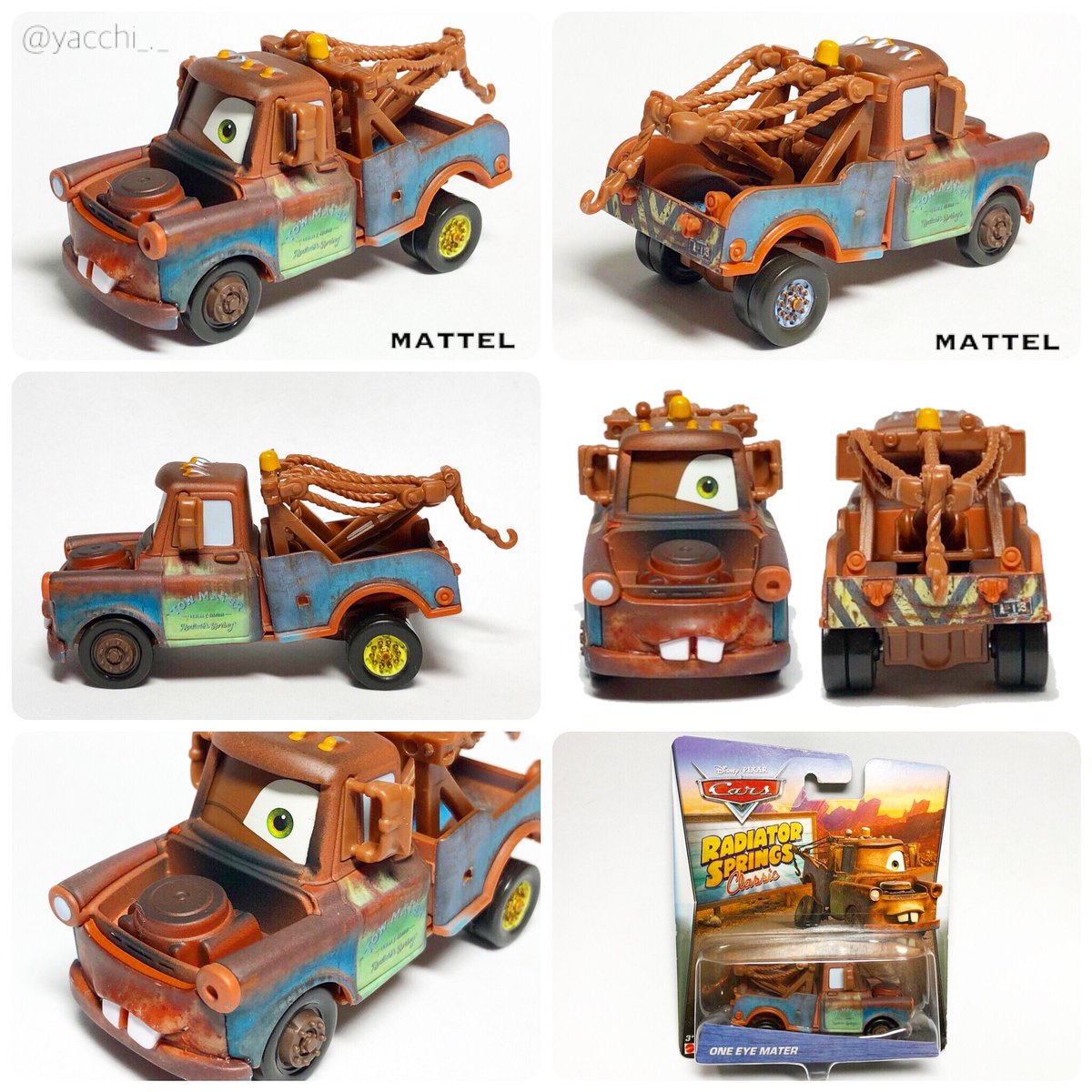 Yacchi ミニカー垢 على تويتر Mattel Cars One Eye Mater カーズ メーター ワンアンメーター ディズニー ピクサー マテル Cars Mater Oneeyemater Disney Pixar Mattel ミニカー T Co Xxryl7hmdu