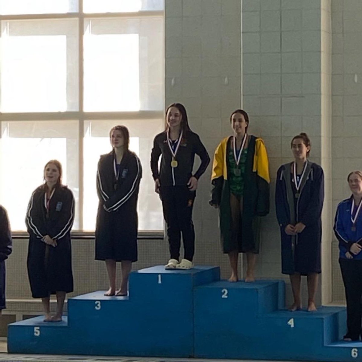 NcSwimDive's tweet photo. @NCForeverTrue TROJANS RUMBLE! Maggie Foley &amp; Kyle MaziarzSWEEP WPIAL DIVING BOTH BOYS AND GIRLS CHAMPIONS. Kyle shatter WPIAL record with a 558.05 #foreverTrue #weAreNc https://t.co/QL3j1WYUzU