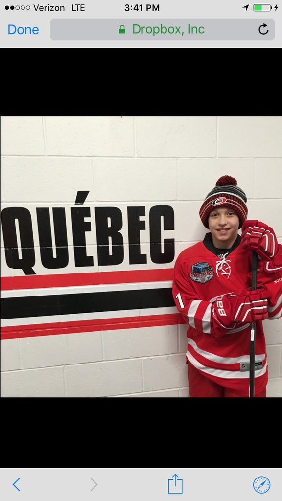 stacie_herman's tweet photo. @JrCanesQuebec - safe travels home, thank you for representing the Carolinas well!  You will NEVER forget this experience, these coaches, this city &amp; the wonderful bullets, this team!  I know our family never will! https://t.co/Q5Gy7jDUfT