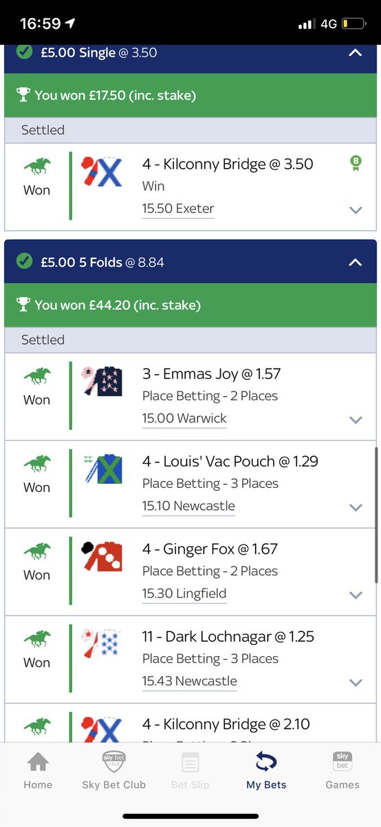 EliteGamble's tweet image. Few of today’s winners, very unlucky with the last bet 

#horseracing #horses #horse #thoroughbred #jockey #horserace #horsesofinstagram #racehorse #equestrian #thoroughbredracing #racehorses #horseraces #horseracingtips #racing #equine #turf #pferderennen #roadtocheltenham