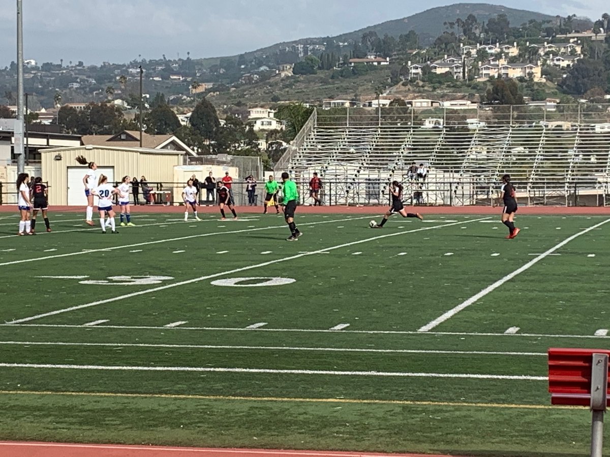 Goaaaaaal. Mt. Miguel’s Julianna Laverdiere scores in their quarterfinal matchup with SD Jewish Academy.