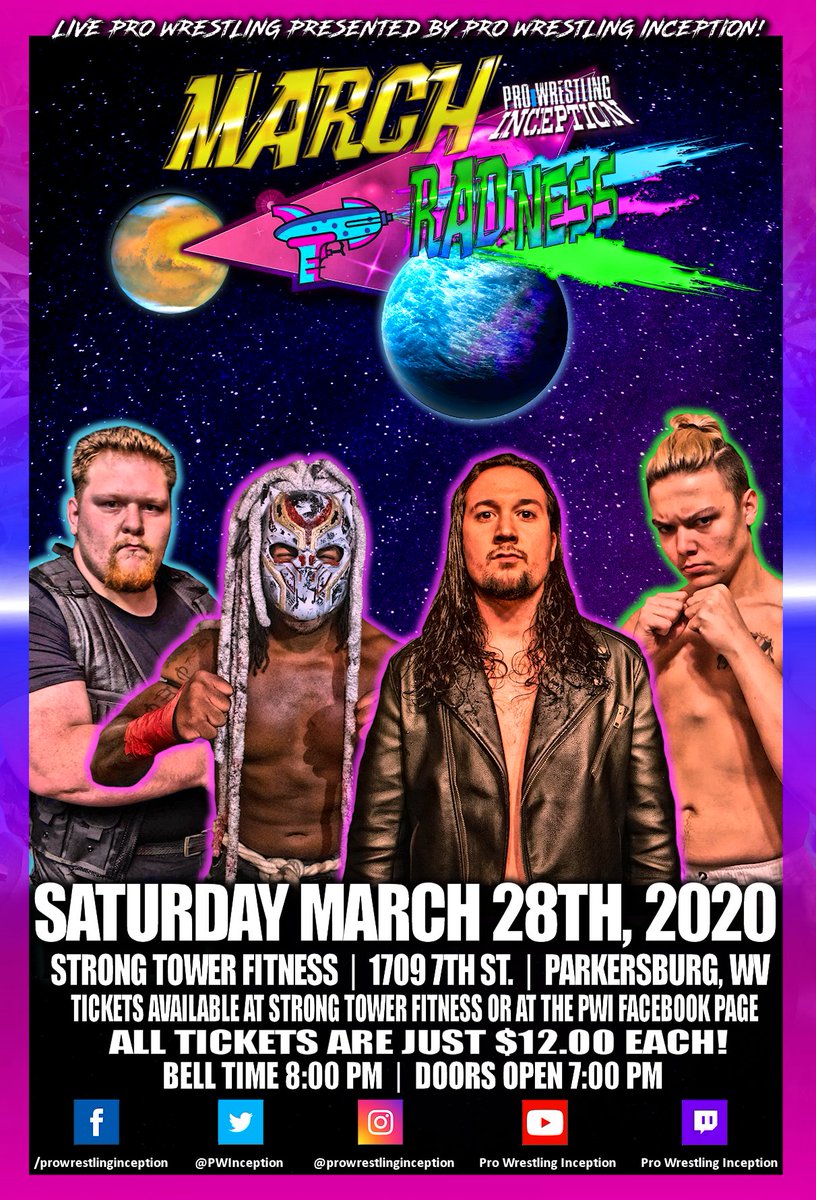 PWInception's tweet image. First #MARCHRADNESS match announcement coming at ya in about an hour!