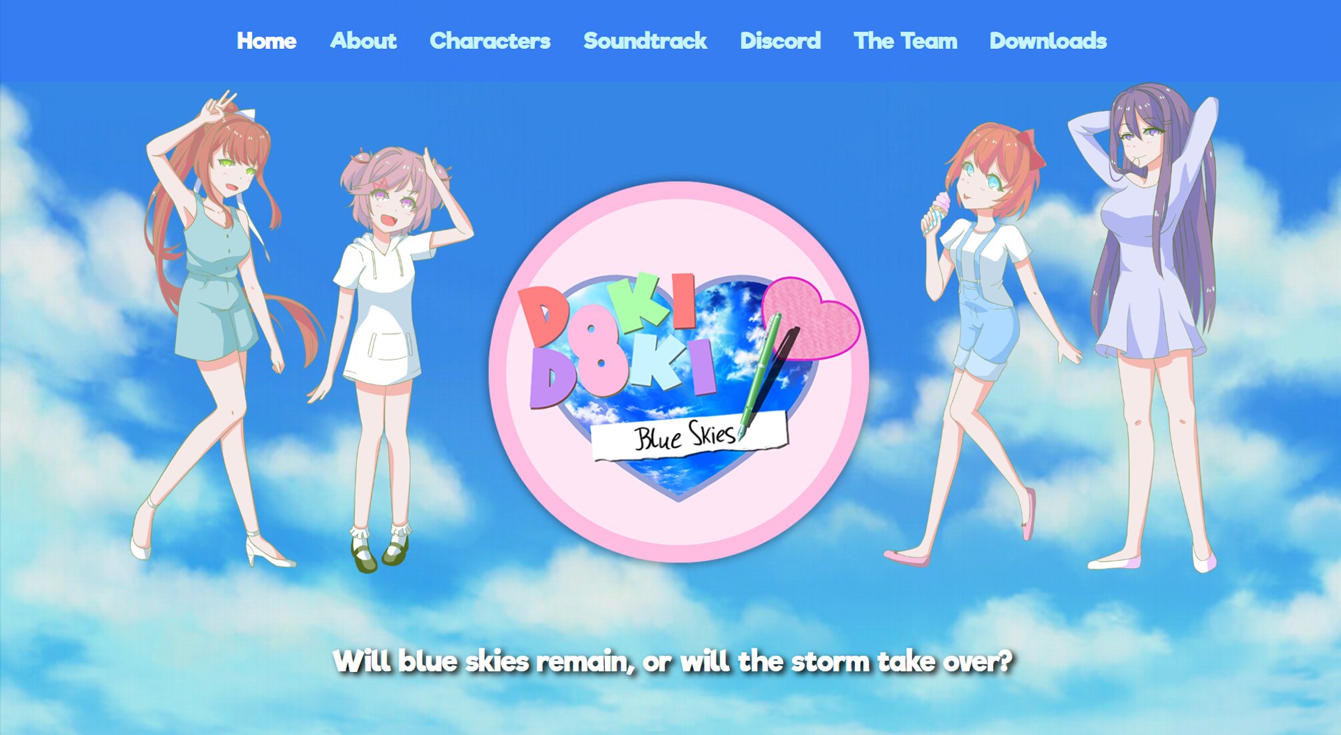 Doki Doki Blue Skies (@blueskiesmod) / X