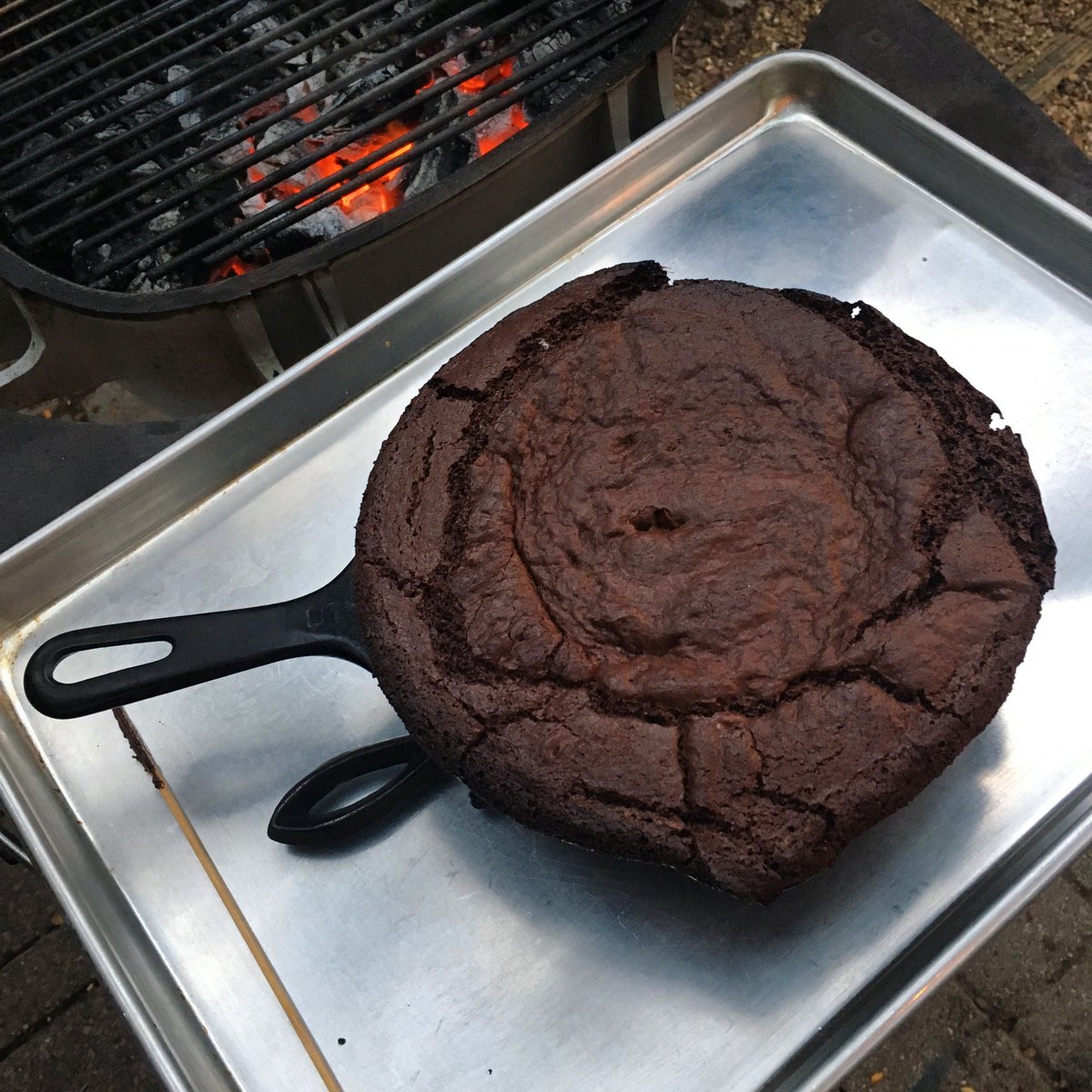 pkgrills's tweet photo. The PK team knows how to do savory, but we have a few sweet tricks up our sleeve. #grills #grilling #brownies #builttocook #builttolast https://t.co/Oe3QomikZJ