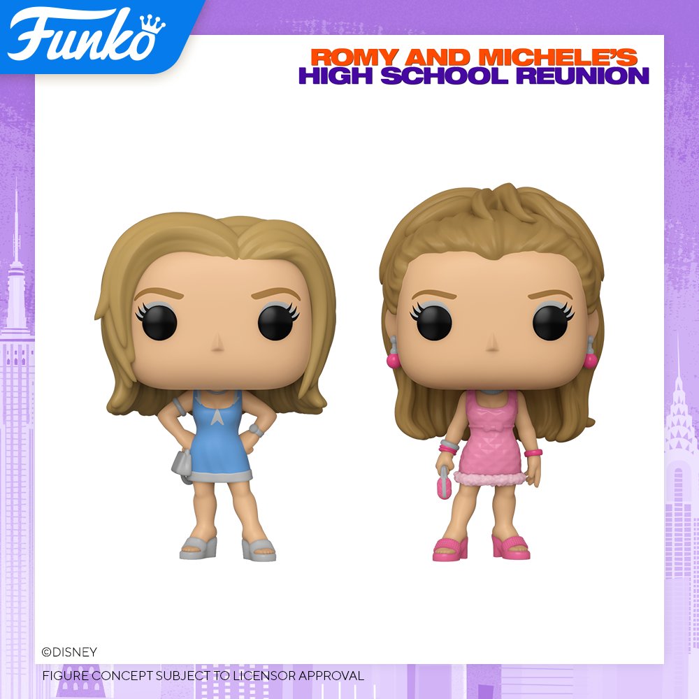 Toy Fair New York 2020 Reveals: Pop! Movies - Romy & Michelle's High School Reunionhttps://bit.ly/2SE2Xc1 @Disney #RomyAndMichelle #Disney #FunkoTFNY #Funko #Pop #FunkoPop