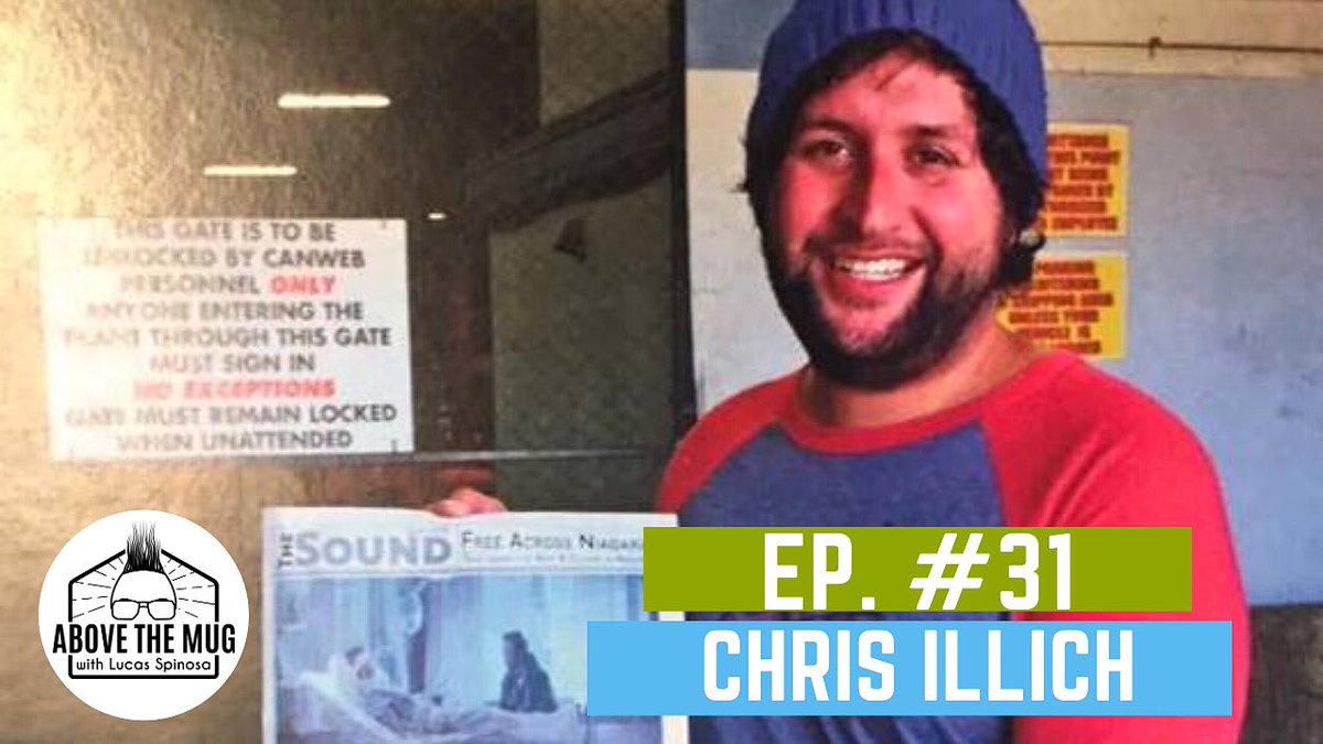 ATTENTION Musicians, Artists, Comedians, and MORE! 💥 Episode #31 is with <a href="/chrisillich/">Chris Illich</a> of <a href="/thesoundstc/">The Sound STC</a> 🤘It goes live this Sunday at noon, check out more at AbovetheMug.com #podcast #niagara #ATMpod