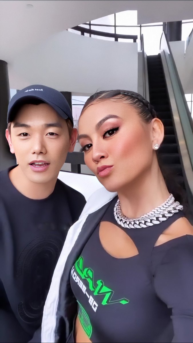 Agnez Mo with Eric Nam