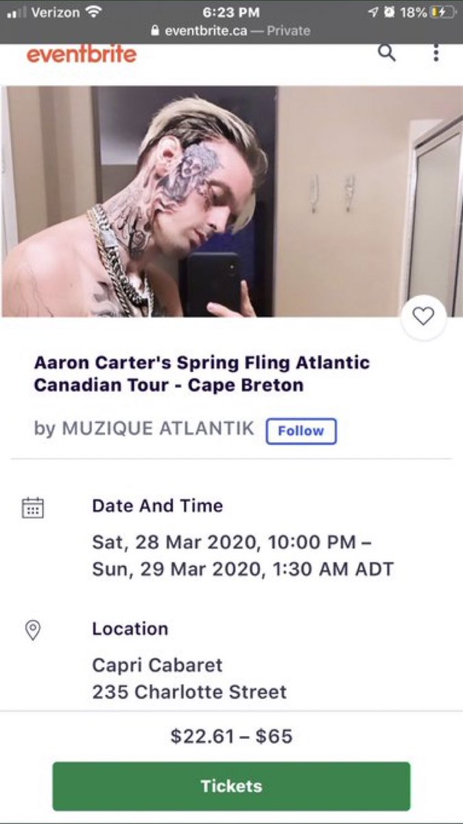 JennyB_11's tweet image. #AaronCarter is now selling tickets for his “Canadian Tour”. 
March 28th is just around the corner and he has not advertised this at all... 🤔 I wonder why...
⚠️ Do we have another #ACScam on our hands?? Buyers Beware!! AC has a habit of not showing up and not giving refunds.🤫🤥