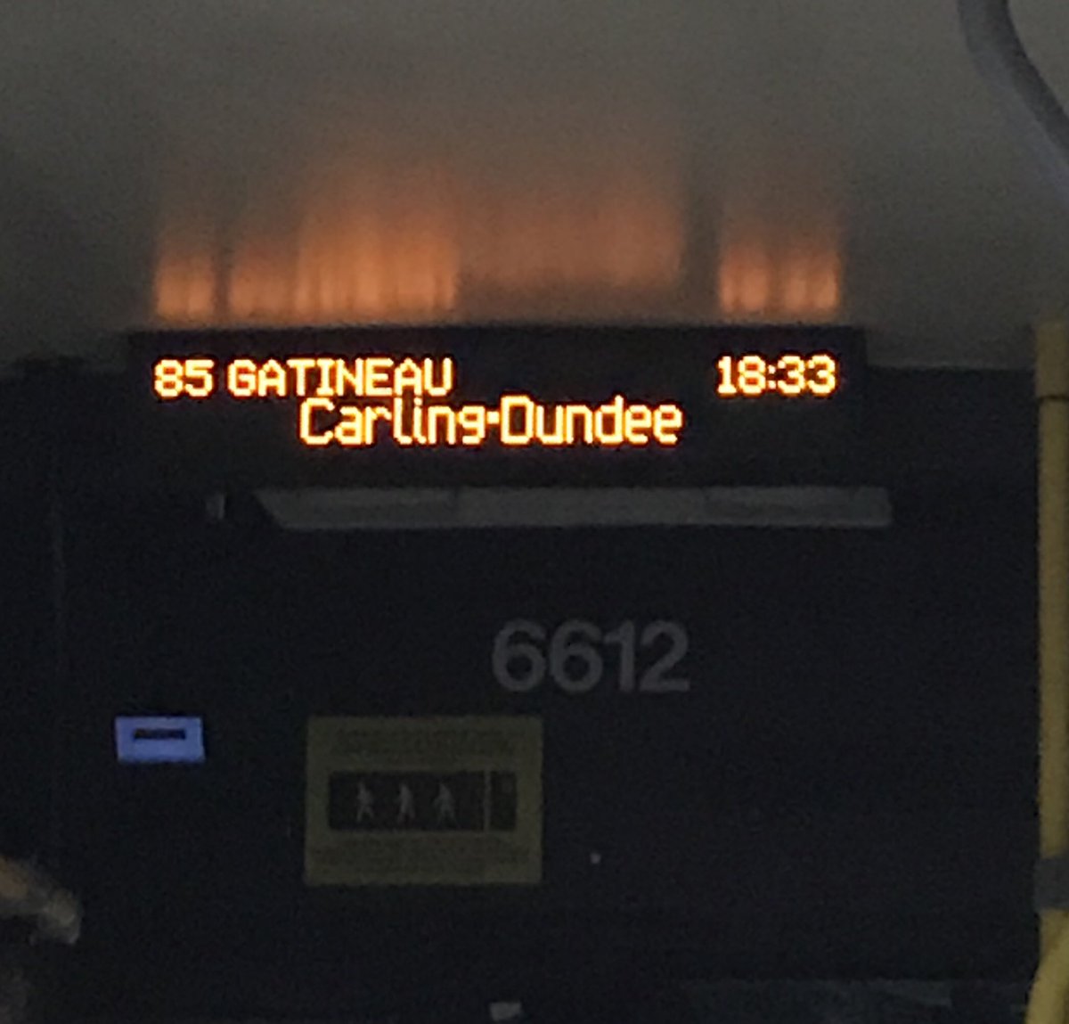 tm_kavanagh's tweet image. Taking Route 85 to go to ⁦@WoodroffeHS⁩ to see their latest musical. Waited 30 minutes for a bus that my Transit app said was coming in 0 minutes then jumped to 15 minutes but took 30. Was this  avmissing bus?  #TransitChallenge2020