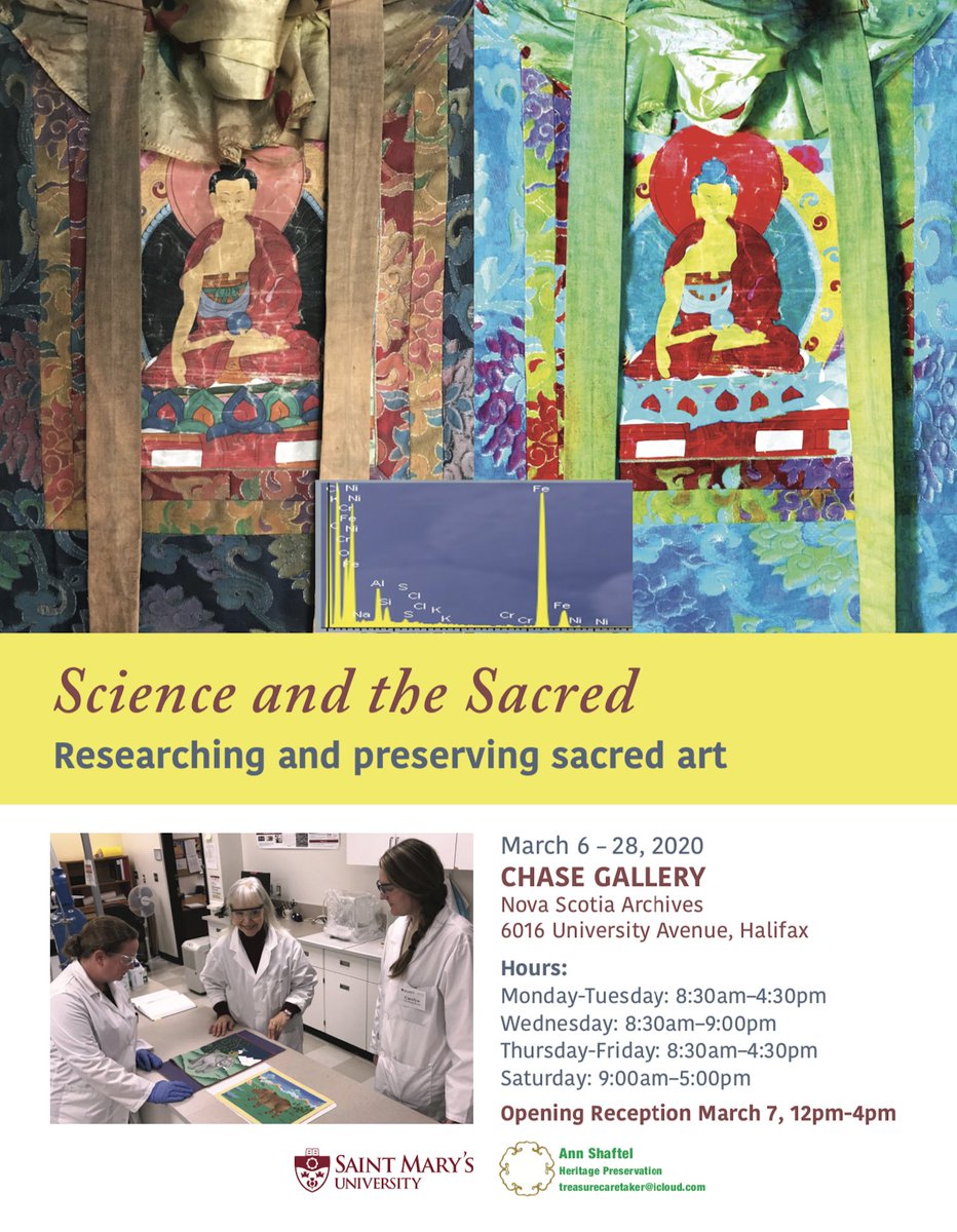 STEM exhibit on preservation of sacred art. Please contact us with any questions!