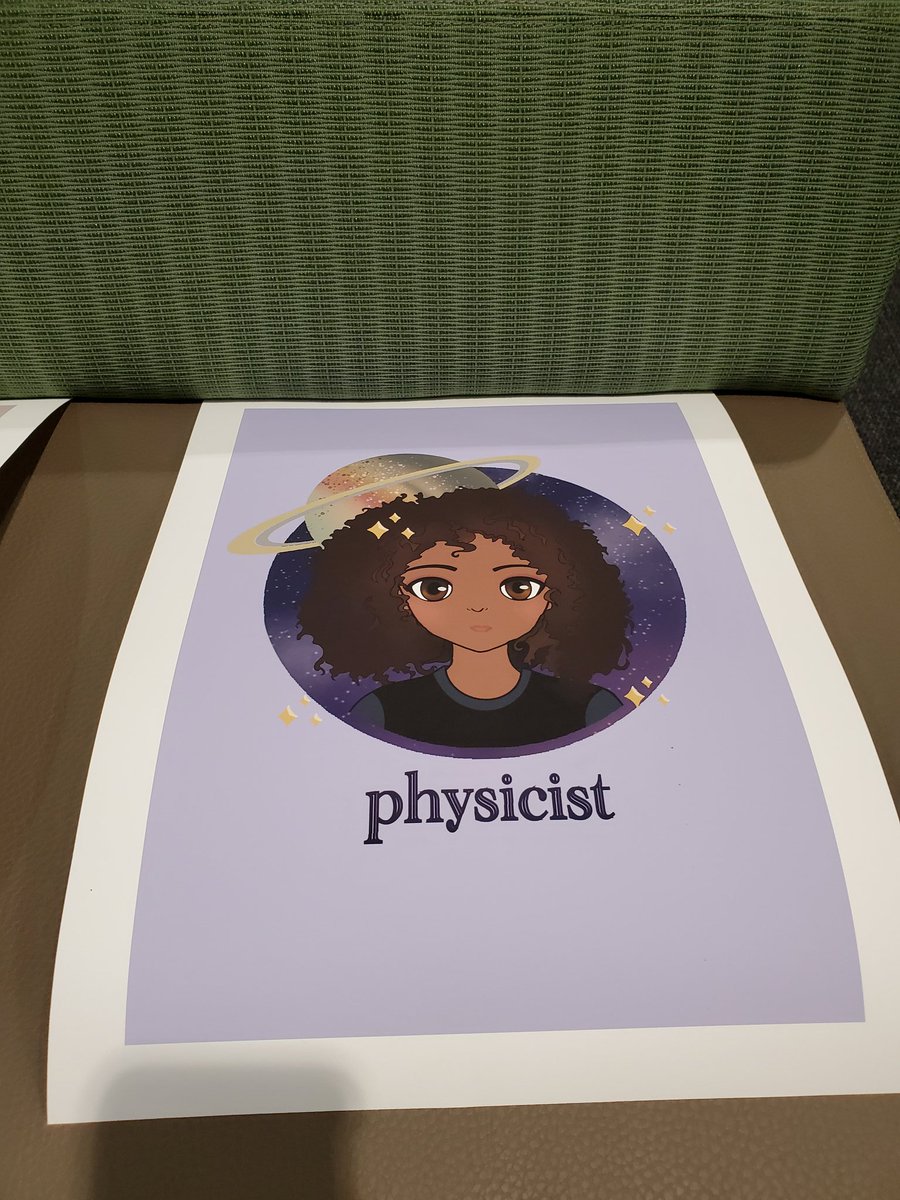 Special delivery! Today we received our order of beautiful prints designed by the infinitely talented @semarhyquinones! I can't wait to frame them and put them up in the office! 🤩 #TypesOfScientists