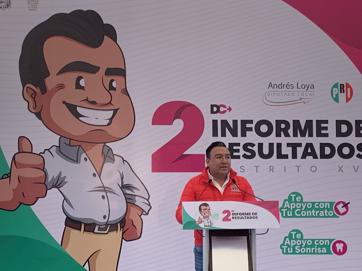 KikeHurtadoG's tweet photo. En estos momentos @Andres_Loya rinde su segunda informe legislativo. Destaca su casa de gestión acercamiento a la gente a través de #TeApoyaBus https://t.co/RPZCddYWzj