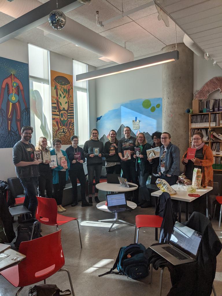 OutOnTheShelves's tweet image. Our cataloguing crew at OOTS working to promote inclusivity in how library items are classified and accessed!