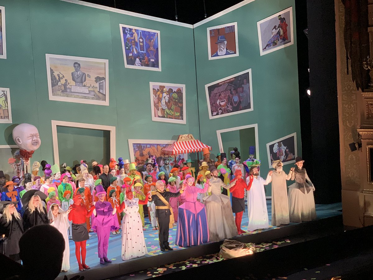 jsdhenderson's tweet photo. Sensuous singing by @vuvumpofu, even when the vocal line suddenly turned stratospheric in the final act..was that a couple of top Es?? Whatever they were, they sparkled. 
@KaiRuutel was also superb, helping to ground this wacky opera with some semblance of reality. https://t.co/CoTmVg3tn4