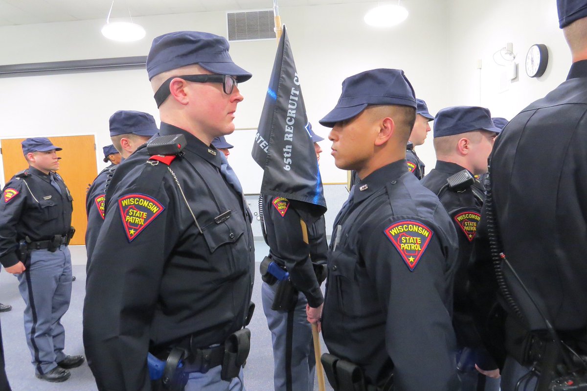 wistatepatrol's tweet photo. Week 21 for #65threcruitclass included criminal interdiction, field testing controlled substances, and combating human trafficking. In the classroom- juvenile law and the Phase III written exam.
The highlight? Use and exposure to Oleoresin Capsicum (OC) or "Pepper" spray! https://t.co/XeD1hndKSi
