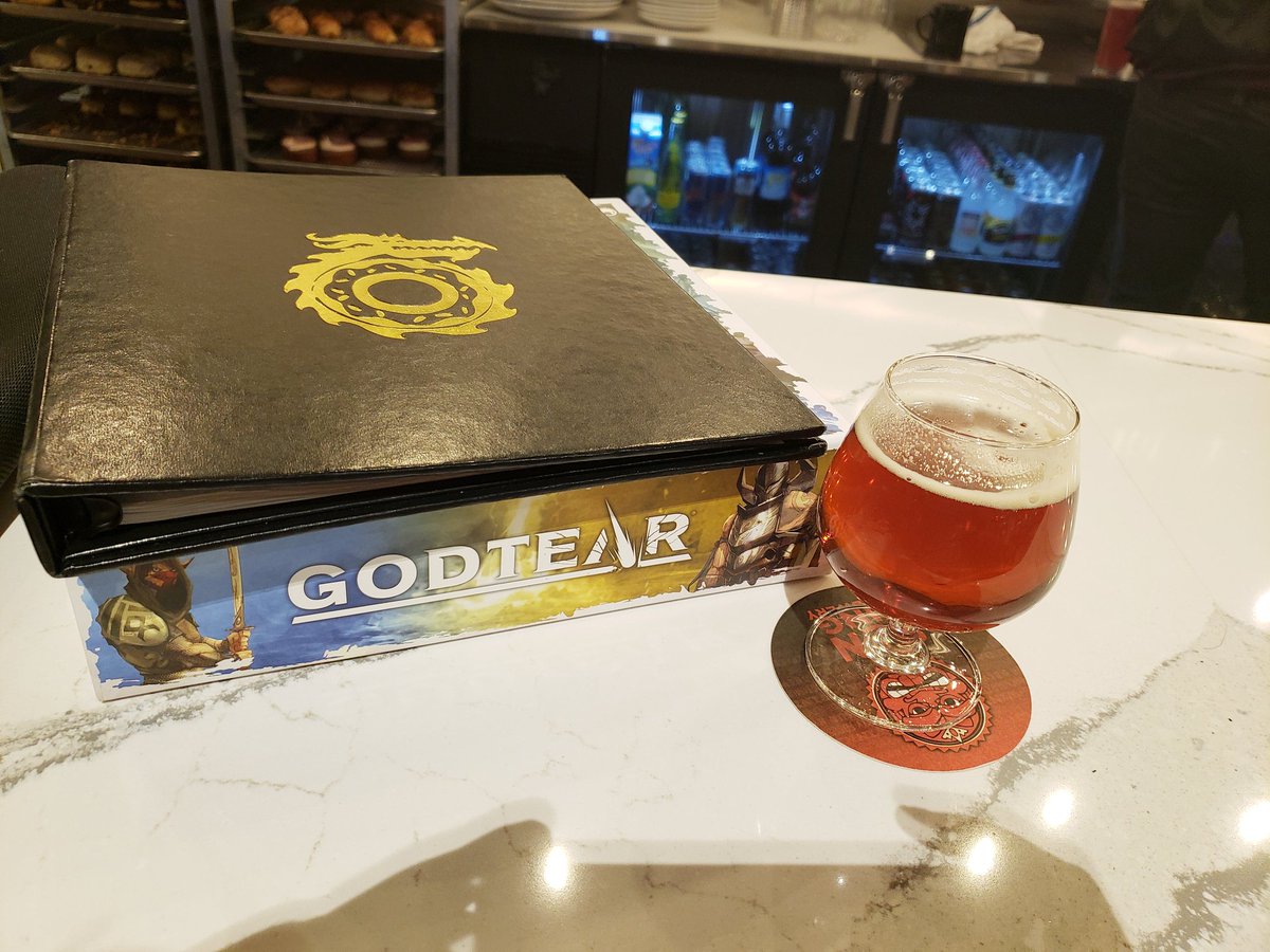.#Brownshugga, #godtear, and <a href="/DonutsEtDragons/">Doughnuts & Dragons</a>. What more could you ask for? <a href="/lagunitasbeer/">LAGUNITAS BREWING CO</a> <a href="/SteamforgedLtd/">Steamforged Games</a>