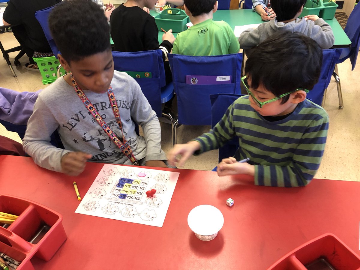 Practicing counting coins with our kindergarten pals!! #weare44 #madison44