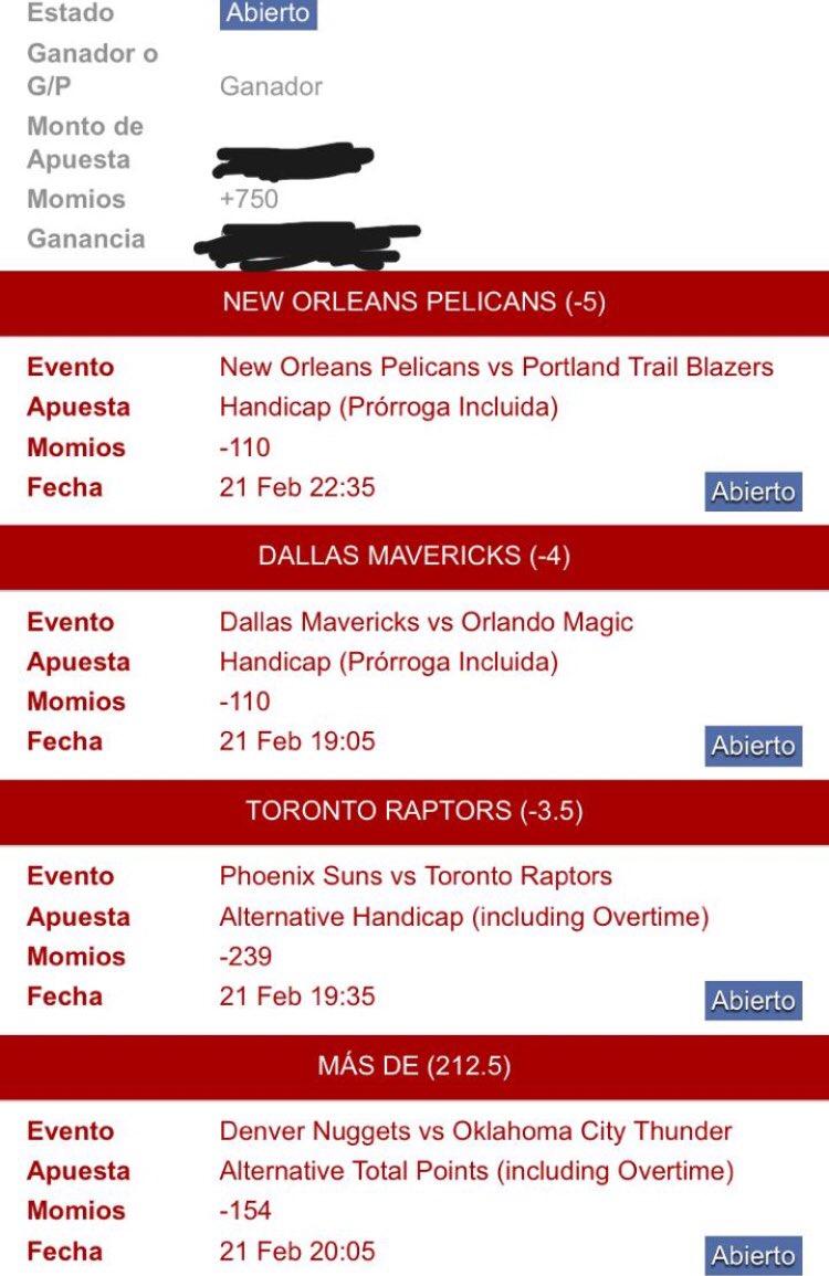 DomTopdog's tweet photo. Pikc of the fuuucking daaay!!! #Freepicks #NBA ☄️☄️🏀🔥🔥

Toronto -3.5
Denver vs OKC over 212.5
Dallas -4
New orleans -5

🤑🤑🤑Momio de +750 🤑🤑🤑 https://t.co/bTClDbieFV