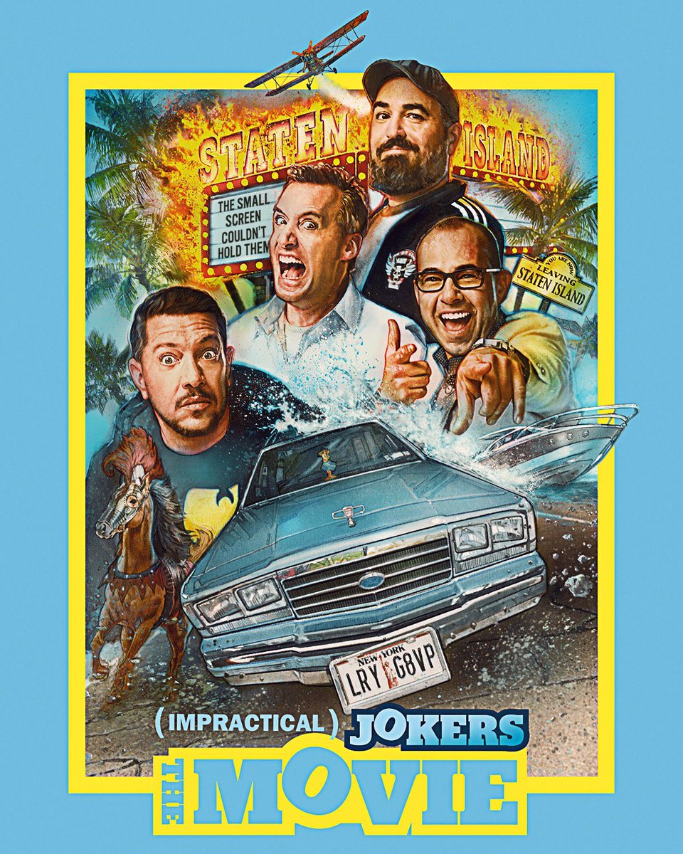 PBRpod's tweet image. Hey #PBRposse TODAY IS THE DAY!! Impractical Jokers: The Movie is playing at a theater near you! Perfect weekend for a great movie! 🍕🍺✊🏽#BreakTheBoxOffice - #ImpracticalJokersMovie - smarturl.it/JokersMovie
