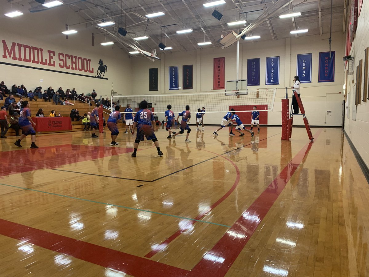 We are hosting our Boys Volleyball Stallion Stampede Tournament tonight until 9 PM and tomorrow until 2 PM. Come out to support your favorite teams! 🏐 #WeAreStratford #ProudToBeD93 <a href="/CCSD93/">CCSD93</a>