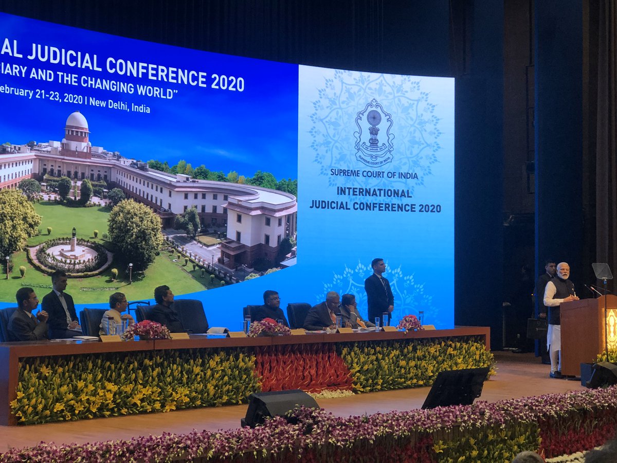 jayant_sud's tweet photo. international judicial conference 2020, being held under the aegis of the apex court. https://t.co/lzj4N0ej74