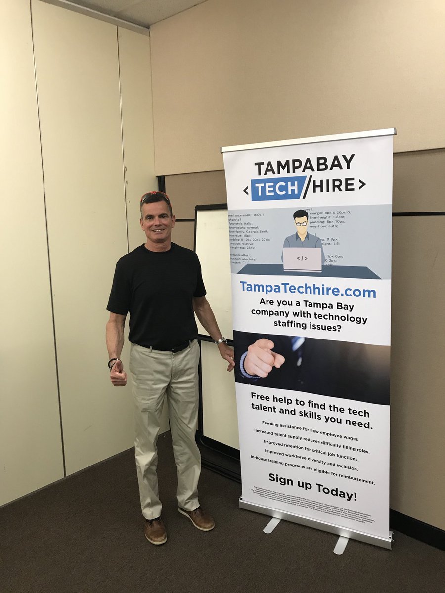 MarkSharpe39kft's tweet image. Don’t miss ⁦@TampaInnovation⁩ #TechHire 4MAR event 4pm-8pm #Uptown. Find us on ⁦@eventbrite⁩