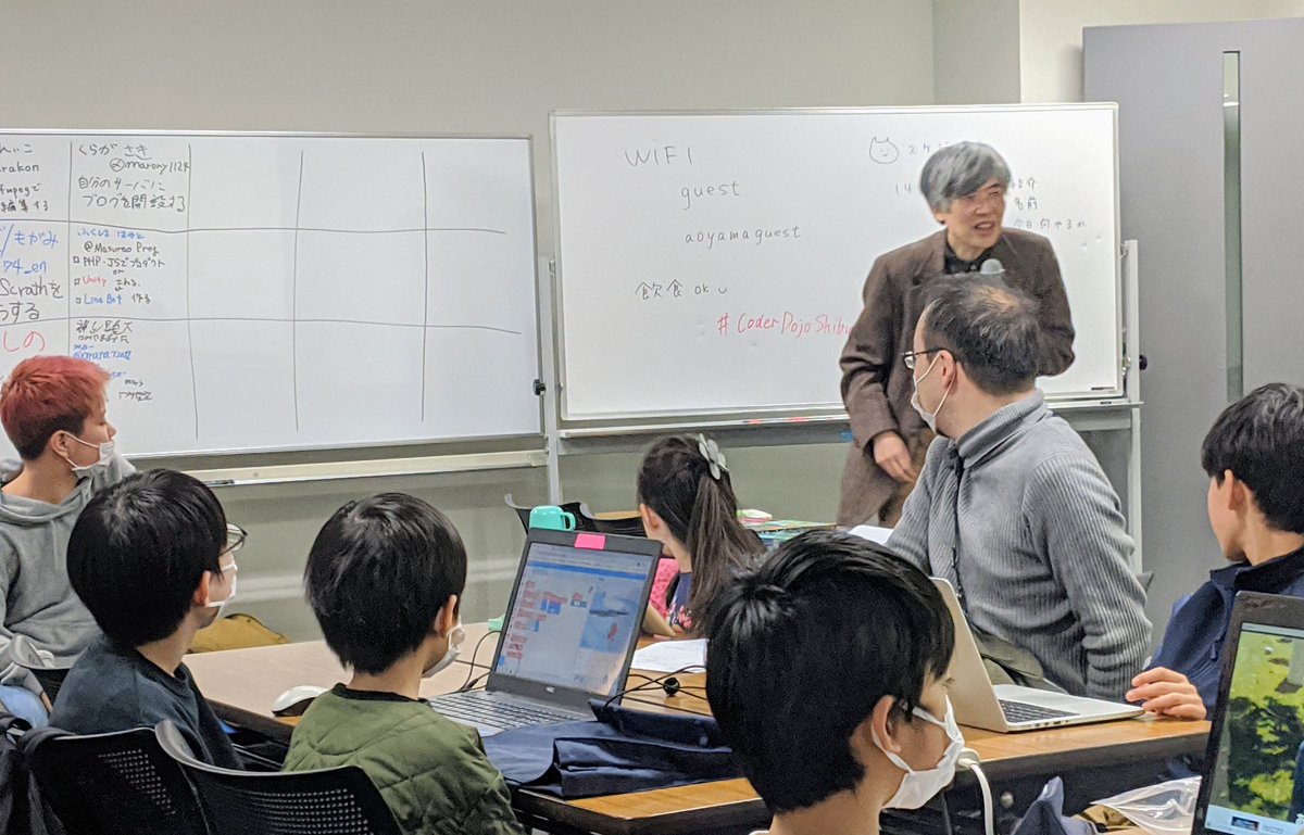 burakon's tweet image. #CodeDojoShibuya 自己紹介終わったよ!ドコドコ始めていくよ〜♥
メンター陣がつよい…!!!
with @abee2 @MasuraoProg @mogami74_en @arata72011 @marony1124 @min12450