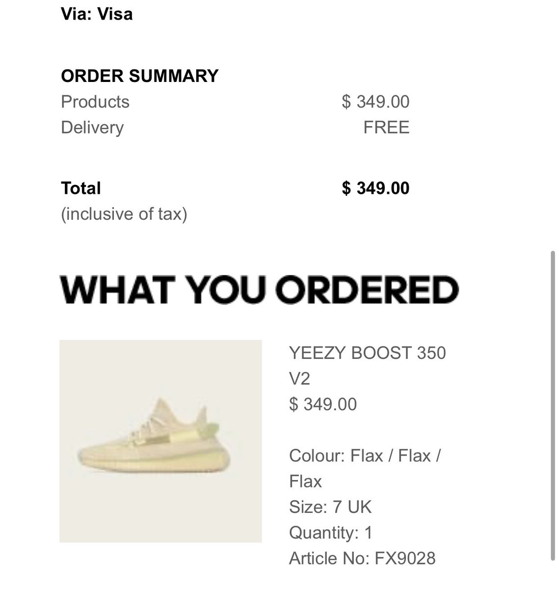 ID One Brother Yan V Asia ADIDAS YEEZY BOOST V2 Limited 3.0 Flax Flax .