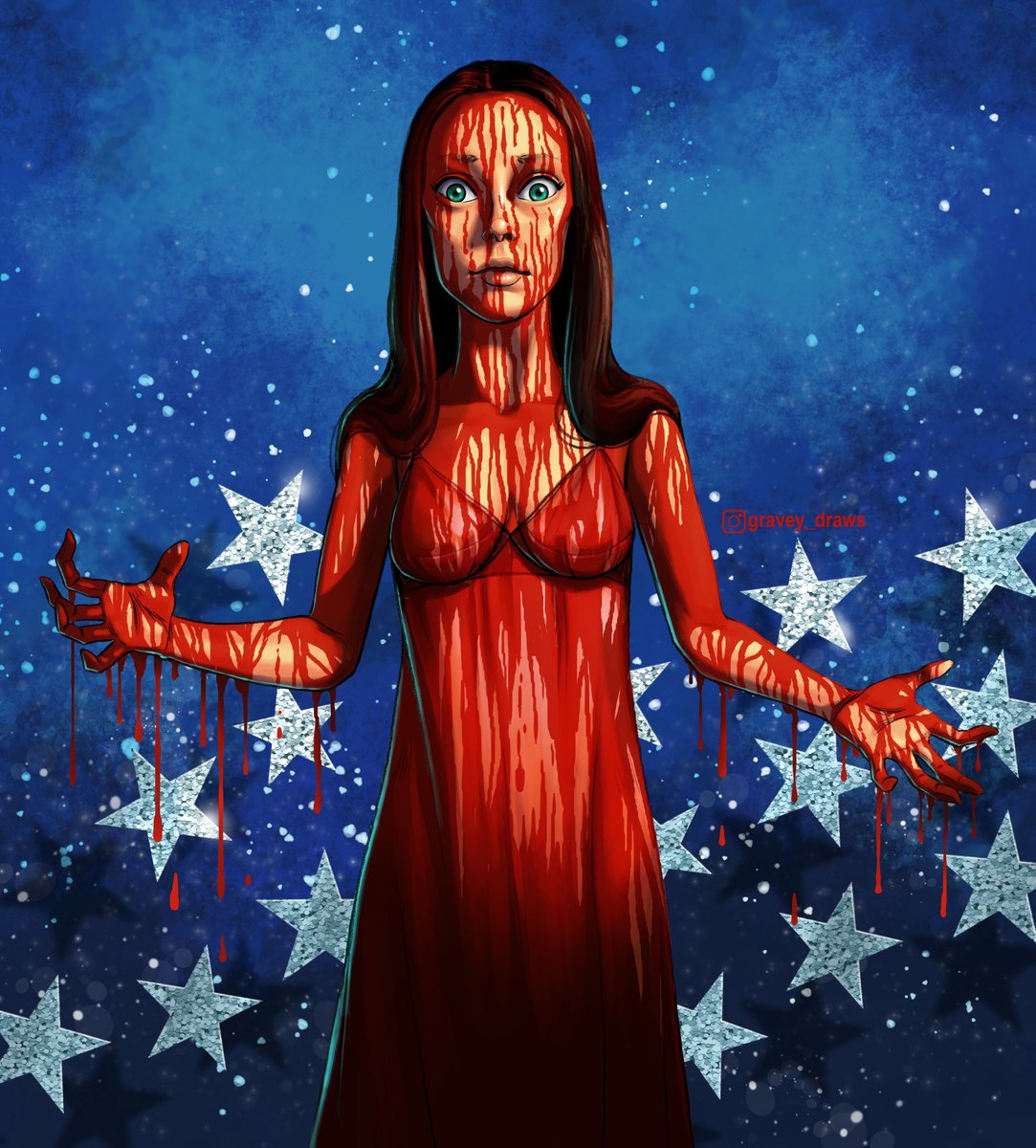 Carrie (1976) fan art. 