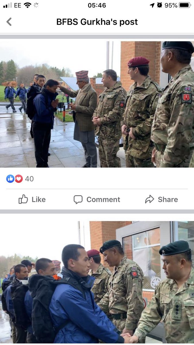 New Gurkha recruits arrive for training met by senior officers with a hand shake. Mutual respect? Question is would our recruits be met in the same manner by there training team? Not a chance.
Surely Leadership has to start at the front gate. #armyleader #armyleadership