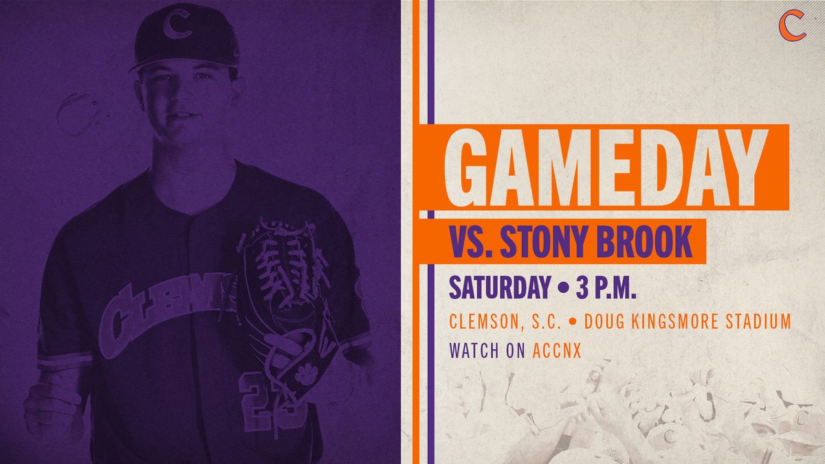 ClemsonBaseball's tweet photo. Another day, another chance to see the Tigers at Doug Kingsmore Stadium! #CUatDKS at 3 p.m.! 🙌🐾

GAMEDAY - https://t.co/Zeb7ekIKXq https://t.co/kOn1vTTIvQ