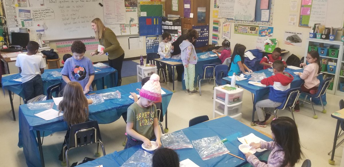 BPD3District's tweet photo. RT SocialmediaSup1: RT BPD3KM: RT MrCappozzo: What a fun lesson in Mrs. Paul's class discussing Oobleck and its properties associated with matter. Is Oobleck a solid or a liquid? Amazing collaboration and discourse between Ss. #kmdolphins #handsonlearni… https://t.co/qUN8CA4WDj