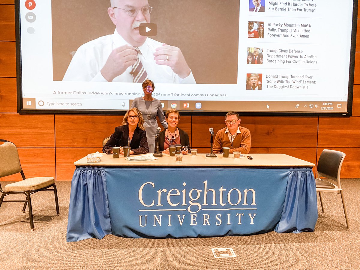 Last but certainly not least, our last panel of the day ended with some “uncomfortable conversations!” 😉 thank you to <a href="/TaxLawProf/">Victoria Haneman</a> <a href="/brianlfrye/">Brian L. Frye</a>  and Professor Carla Spivack! #CreightonLawReviewSymposium