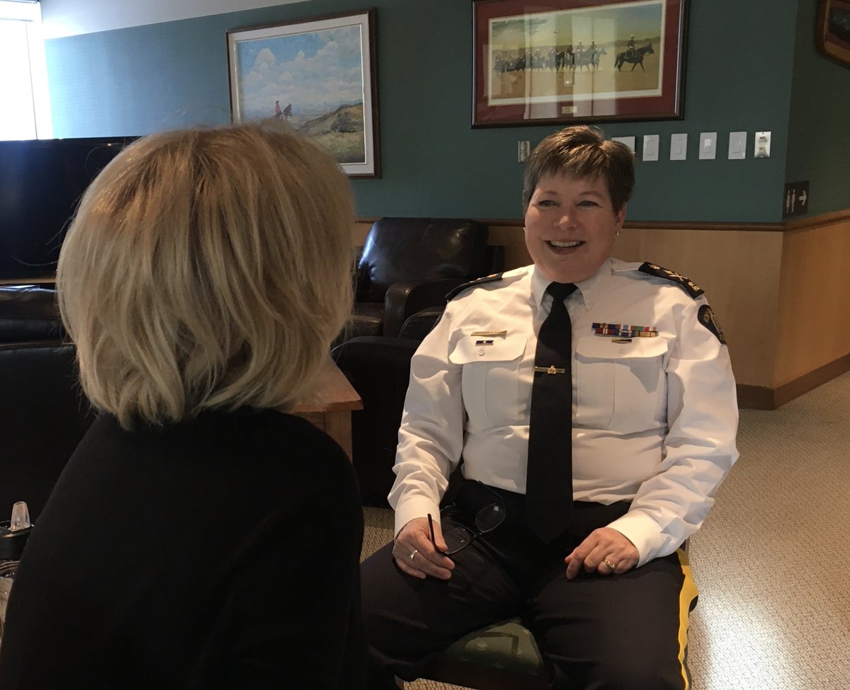 WOVEdmonton's tweet photo. She’s considered a cop’s cop with an innate ability to connect with the rank &amp; file. But Brenda Lucki has faced unprecedented challenges as head of the #RCMP. 

Watch the story of this month’s Global News Woman of Vision Sunday, February 23rd on Global News Hour at 6. #wovyeg https://t.co/5aSePLLTGd