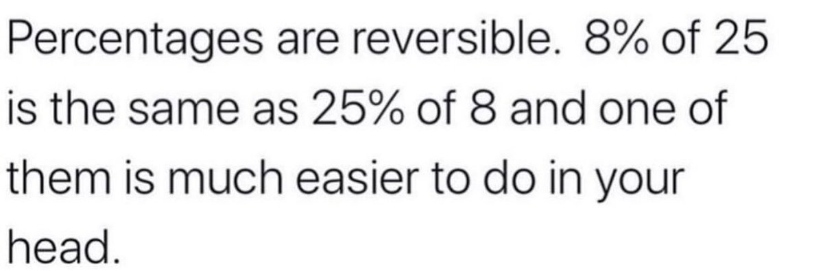 For all of you struggling with percentages! #helpfulinfo #FactFriday