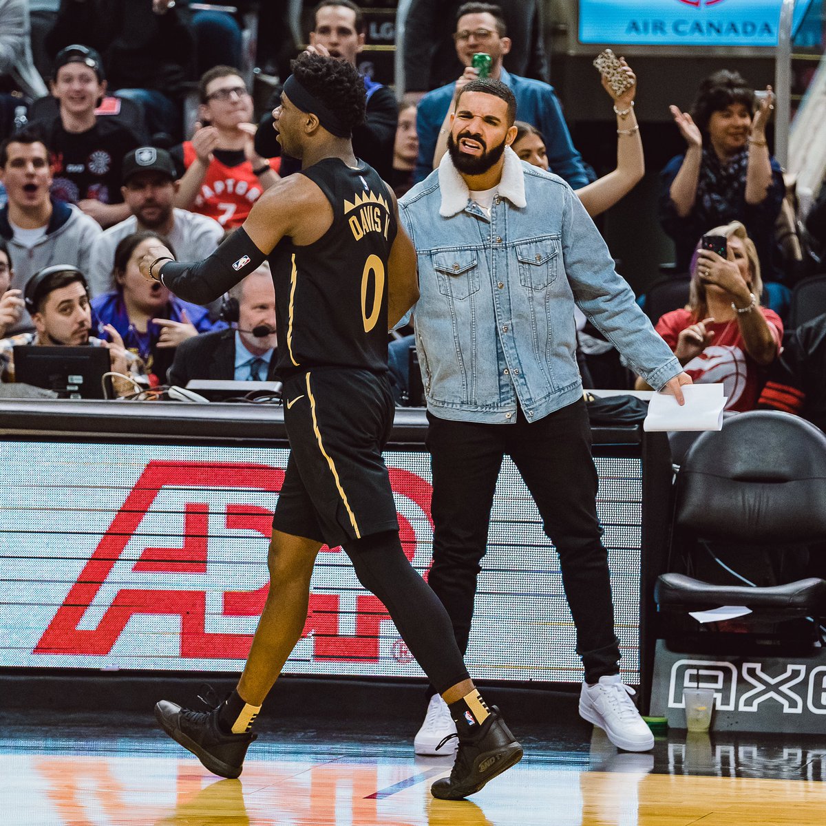 Raptors's tweet photo. “I’m here for the TD3 show” https://t.co/h2OT39mgQB