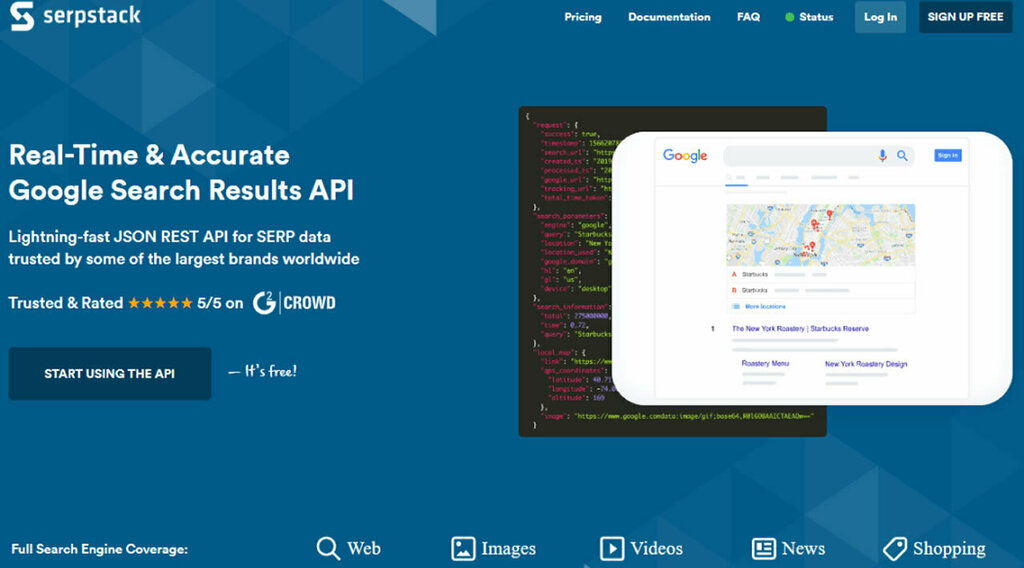 NextjsDev's tweet image. Real-Time Google Search Results API with serpstack

☞ bit.ly/2RtUQwR

#serpstack #SERP