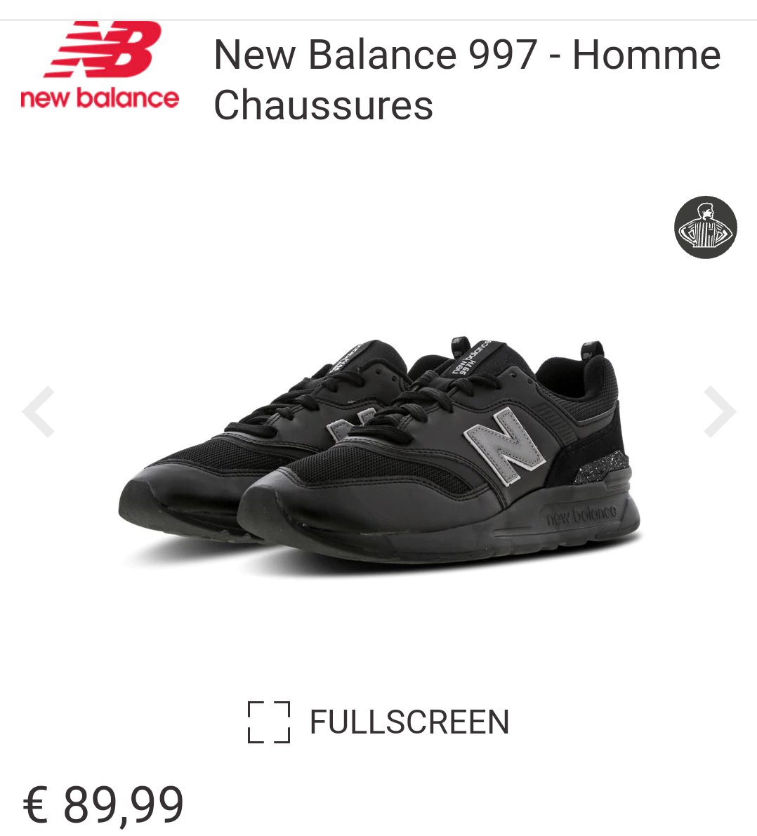 Alors ces derniers temps ya celles ci car je les trouve classe et ils rendraient si bien avec mon style et confort etc.Marque: New BalanceModèle : 997