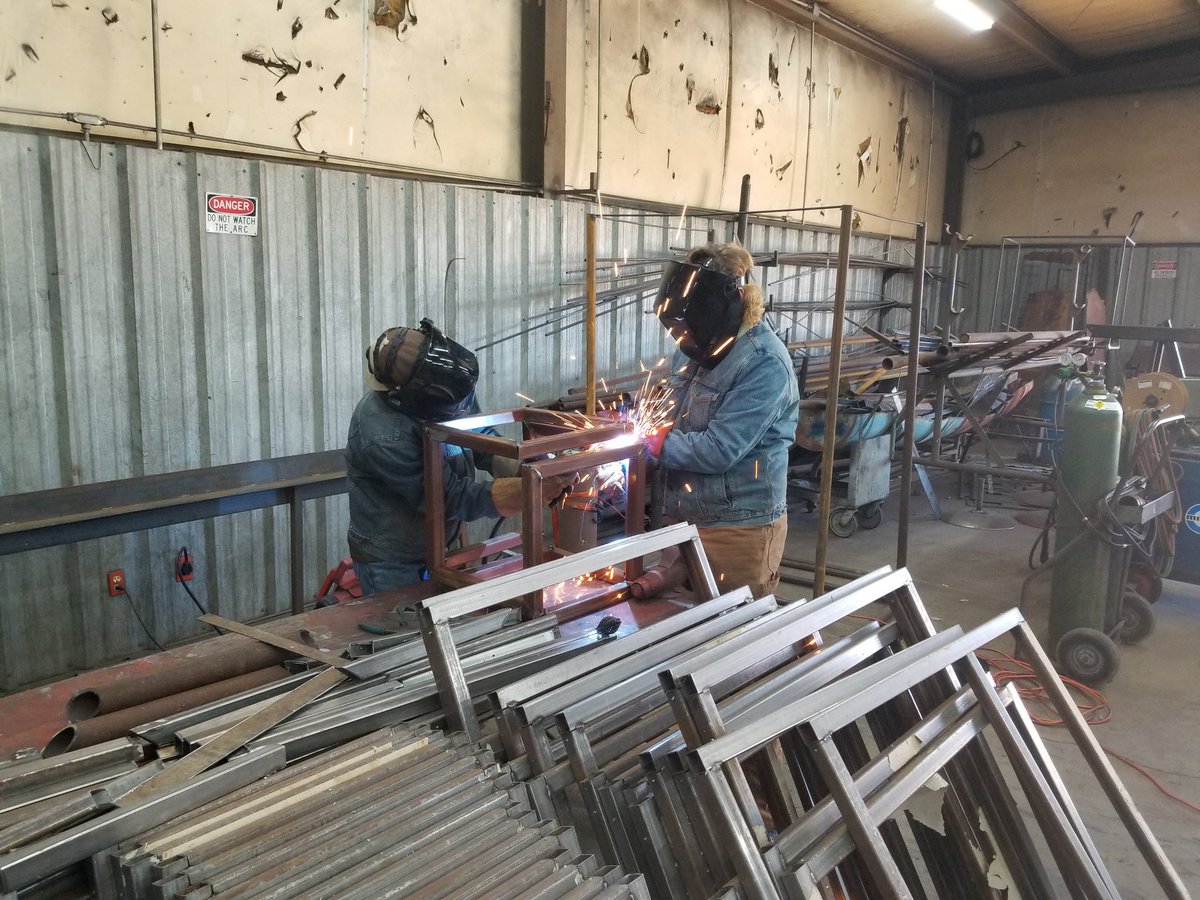 The welding team had a great day at Rush Springs first welding competition.