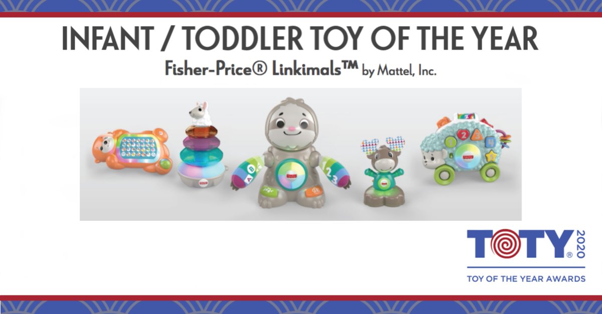 The winner of the #TOTY20 Infant/Toddler Toy of the Year Award is <a href="/Mattel/">MATTEL</a> for <a href="/FisherPrice/">Fisher-Price®</a> Linkimals™! 

#TFNY #toyfairny