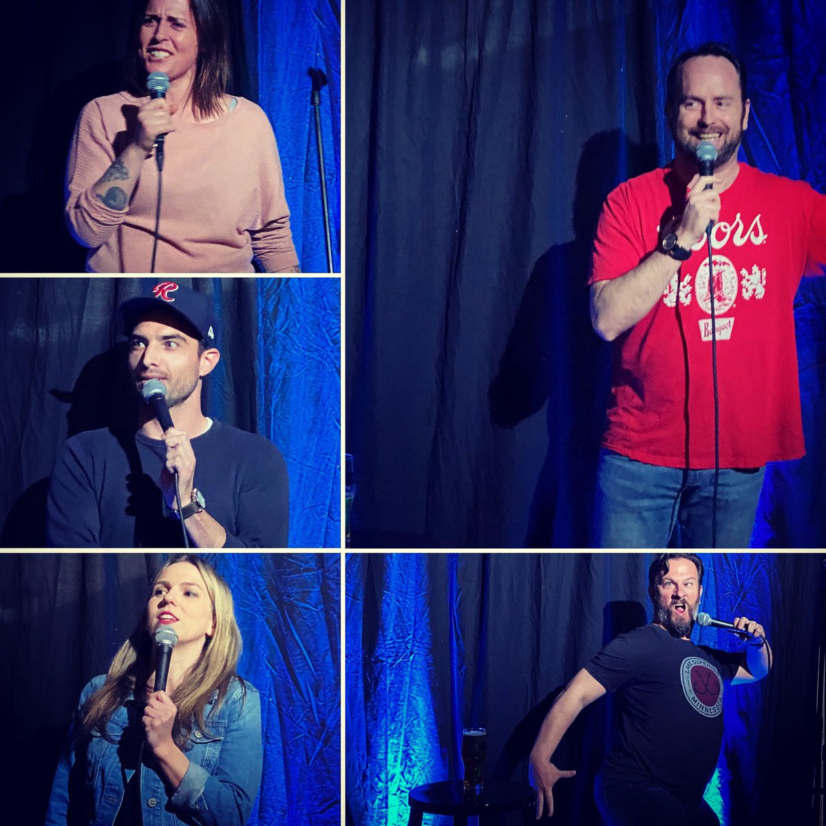 mattnealcomedy's tweet photo. #FF last night’s #BrewingComedy w/ @seantgreen @TheSamanthaHale @justinhclark @hollyweirdo &amp; @jacobgivens @5ThreadsBrewing https://t.co/9s08nxRpOn