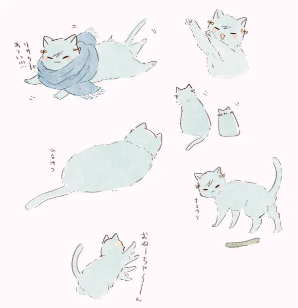 猫の日なので、よりぬきキャット
青毛編
(麦) 
