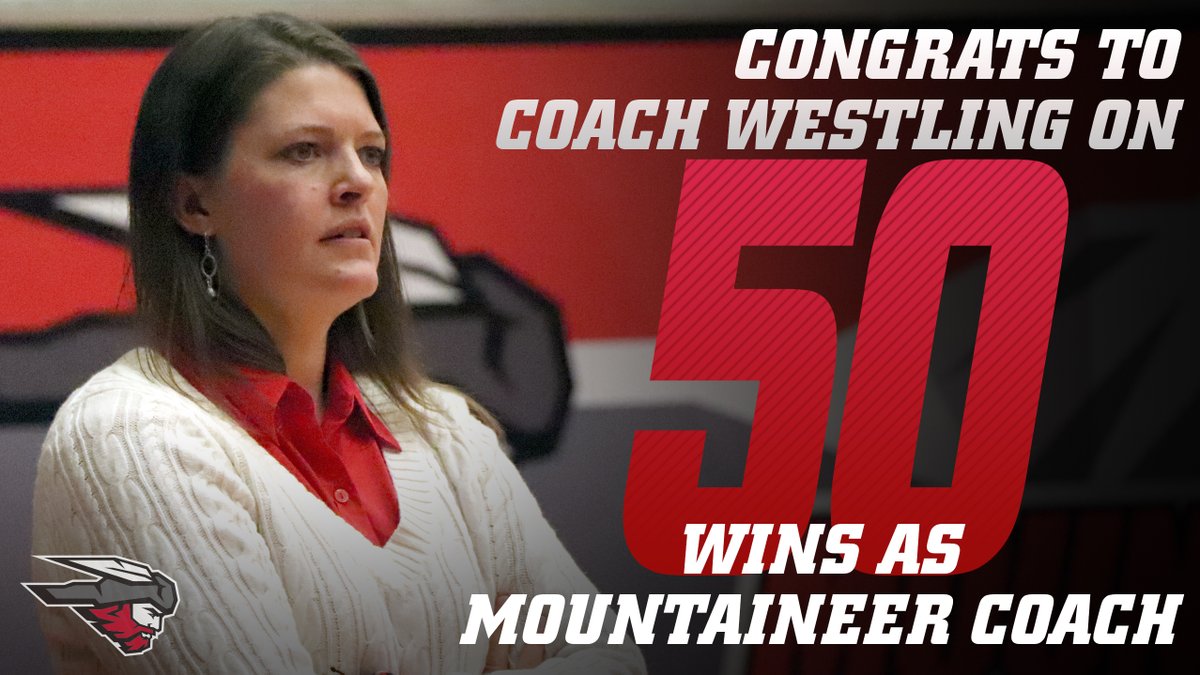 WCUMountaineers's tweet photo. WBB | Congrats to @westerncowbb coach Lora Westling as tonight's wins gives her 50 victories as Mountaineer head coach!
Westling reached 50 wins the second fastest in Mountaineer women's basketball history. #FearTheNeers #RMACwbb https://t.co/JfU1jDszXc