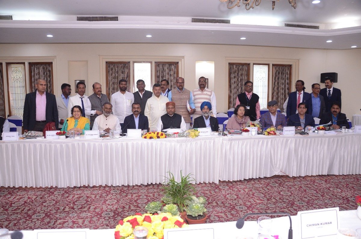 BCCLofficial's tweet photo. A review meeting for implementation of reservation policy was held at New Delhi on 19.02.20 between NCSC Committee GOI &amp; BCCL. @RealPMPrasad1 CMD BCCL, @RSMahapatra2 D(P) BCCL, Smt. Ahuti Swain,GM(CSR),Sri S.N Sinha,GM (P)represented BCCL and presented progressive works of BCCL. https://t.co/uwQsrsMdBZ