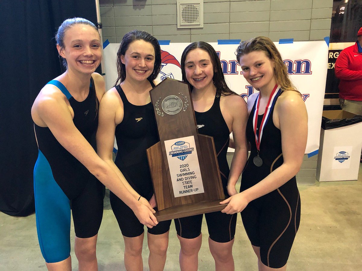 ManualAthletics's tweet photo. GIRLS’ SWIM &amp; DIVE State Runner-Ups! #GoCrimsons https://t.co/JbNUHUcZQx