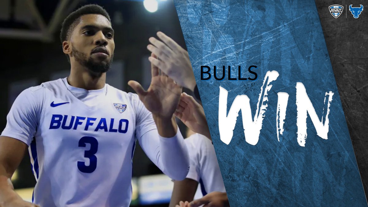 BULLS WIN FRIDAY NIGHT THRILLER! 

@UBmenshoops (18-9, 9-5 MAC) wins fourth straight after taking down Kent State in 2 OT, 104-98! 

<a href="/JayGravess23/">Jayvon Graves✨</a> led the way for UB with a career-high 33 points in the victory. 

#UBhornsUp | #MACtion