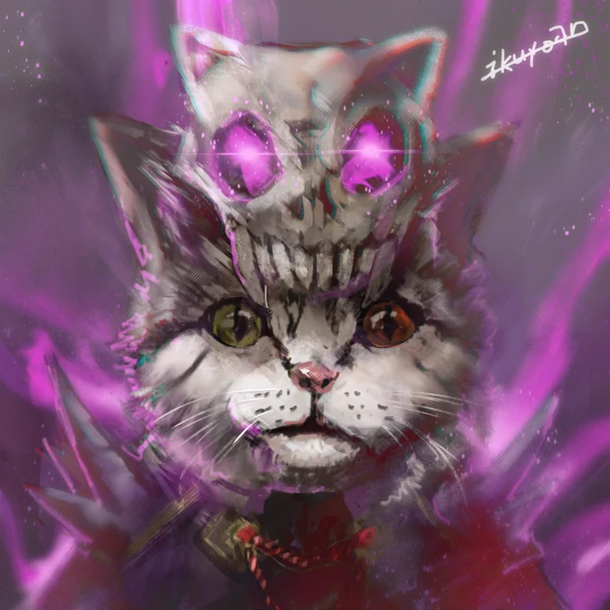 にゃんにゃんにゃんの日らしいので過去絵ですが 