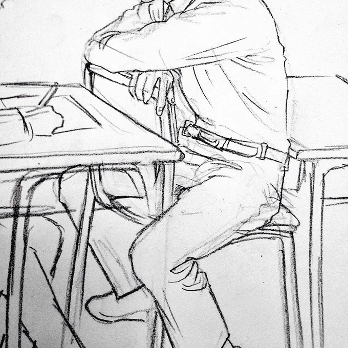 何食わぬ顔してデジタル絵アップしてるけど、つい2週間前まで線画鉛筆じゃないと描けないマンでした。
アイビスの鉛筆モードに気付いた私マジ天才と思った。 
